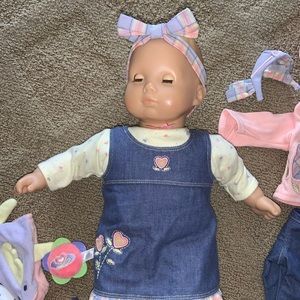 American girl doll bitty baby set